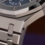 Audemars Piguet Royal Oak Dual Time 26120ST.OO.1220ST.02 (Unknown (random serial)) - Blue dial 39 mm Steel case (3/4)