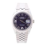 Rolex Datejust 36 126234 (2023) - Paars wijzerplaat 36mm Staal (1/4)