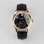 Patek Philippe Annual Calendar 5205R (2016) - Zwart wijzerplaat 41mm Roségoud (1/8)