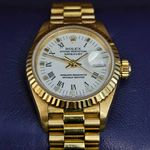 Rolex Lady-Datejust 69178 (1997) - White dial 26 mm Yellow Gold case (1/5)
