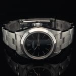 Rolex Oyster Perpetual 67180 (1998) - Black dial 26 mm Steel case (7/8)