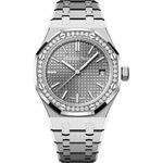 Audemars Piguet Royal Oak Selfwinding 15551ST.ZZ.1356ST.06 (2025) - Blauw wijzerplaat 37mm Staal (1/1)