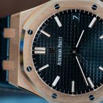 Audemars Piguet Royal Oak Selfwinding 15500OR.OO.D002CR.01 (2021) - Zwart wijzerplaat 41mm Roségoud (2/8)