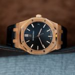 Audemars Piguet Royal Oak Selfwinding 15500OR.OO.D002CR.01 (2021) - Zwart wijzerplaat 41mm Roségoud (1/8)