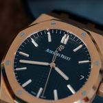 Audemars Piguet Royal Oak Selfwinding 15500OR.OO.D002CR.01 (2021) - Zwart wijzerplaat 41mm Roségoud (6/8)