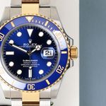 Rolex Submariner Date 126613LB (2022) - Blue dial 41 mm Gold/Steel case (4/8)