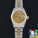 Rolex Lady-Datejust 69173 (1991) - 26mm Goud/Staal (1/8)