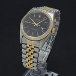 Rolex Datejust 36 16233 (2002) - Zwart wijzerplaat 36mm Goud/Staal (2/7)