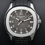 Patek Philippe Aquanaut 5165A-001 (2007) - Zwart wijzerplaat 38mm Staal (1/7)