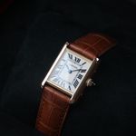 Cartier Tank Louis Cartier WGTA0342 (2025) - Silver dial 22 mm Yellow Gold case (6/8)