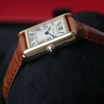 Cartier Tank Louis Cartier WGTA0342 (2025) - Silver dial 22 mm Yellow Gold case (3/8)
