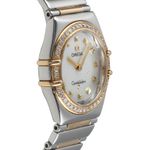 Omega Constellation 1376.71.00 (1998) - Wit wijzerplaat 26mm Goud/Staal (7/8)