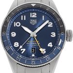 TAG Heuer Autavia WBE511A (2023) - Blue dial 42 mm Steel case (1/5)