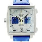 TAG Heuer Monaco CAW218C.FC6548 (2024) - Grijs wijzerplaat 39mm Titanium (2/2)