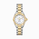 TAG Heuer Aquaracer Lady WBD1423.BB0321 (2026) - Wit wijzerplaat 27mm Goud/Staal (1/1)