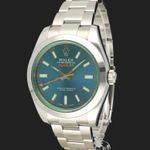 Rolex Milgauss 116400GV (2020) - Blue dial 40 mm Steel case (1/8)