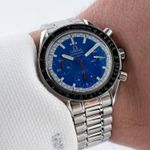 Omega Speedmaster Reduced 3810.81.08 (1998) - Blue dial 39 mm Steel case (6/7)