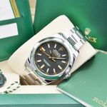 Rolex Milgauss 116400GV (2019) - 40mm Staal (7/7)