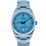 Rolex Oyster Perpetual 36 126000 (2024) - Turquoise wijzerplaat 36mm Staal (1/6)