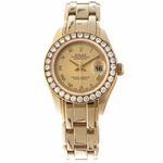 Rolex Lady-Datejust Pearlmaster 69318 (1999) - Gold dial 29 mm Yellow Gold case (1/6)