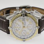Breitling Chronomat D13050.1 (Unknown (random serial)) - White dial 45 mm Gold/Steel case (2/4)