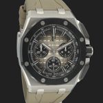 Audemars Piguet Royal Oak Offshore Chronograph 26420SO.OO.A600CA.01 (2024) - Beige wijzerplaat 43mm Staal (4/8)