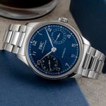 IWC Portuguese Automatic IW501704 (2024) - Blue dial 42 mm Steel case (2/8)