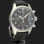 IWC Pilot Spitfire Chronograph IW387802 (2018) - Grey dial 43 mm Steel case (4/8)