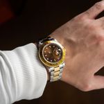 Rolex GMT-Master II 16713 (2000) - Bruin wijzerplaat 40mm Goud/Staal (6/7)