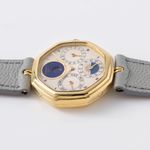 Gérald Genta Unknown g2747 (Unknown (random serial)) - White dial 33 mm Yellow Gold case (8/8)