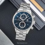 TAG Heuer Carrera Calibre 1887 CAR2110 (2010) - Black dial 41 mm Steel case (3/8)