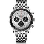 Breitling Navitimer 1 B01 Chronograph AB0138241G1A1 (2024) - Zilver wijzerplaat 43mm Staal (1/1)