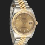 Rolex Datejust 36 116233 (2010) - Champagne wijzerplaat 36mm Goud/Staal (4/8)