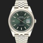 Rolex Datejust 41 126334 (2023) - Green dial 41 mm Steel case (2/8)