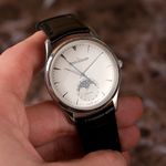 Jaeger-LeCoultre Master Ultra Thin Moon Q1368420 (Onbekend (willekeurig serienummer)) - Zilver wijzerplaat 39mm Staal (4/5)