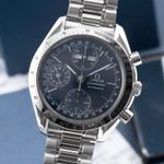 Omega Speedmaster Day Date 3521.80.00 (1999) - Blue dial 39 mm Steel case (3/8)