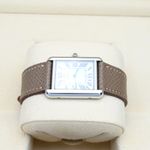 Cartier Tank Solo W5200005 (2014) - White dial 24 mm Steel case (3/8)