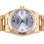 Rolex Datejust 31 68278 (1988) - Silver dial 31 mm Yellow Gold case (5/8)