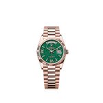 Rolex Day-Date 36 128235 (2025) - Green dial 36 mm Rose Gold case (1/1)
