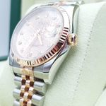 Rolex Datejust 36 116231 (2010) - Pink dial 36 mm Gold/Steel case (7/8)