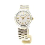 Ebel Wave 1216375 (Unknown (random serial)) - White dial 30 mm Gold/Steel case (3/7)