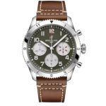 Breitling Classic AVI A233802A1L1X1 (2023) - Groen wijzerplaat 42mm Staal (1/1)