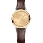 Omega De Ville 434.23.28.60.58.001 (2025) - Champagne wijzerplaat 28mm Goud/Staal (1/1)