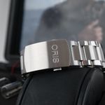 Oris Aquis Depth Gauge 01 733 7675 4154-Set RS (2016) - Zwart wijzerplaat 46mm Staal (7/8)