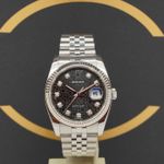 Rolex Datejust 36 116234 (2011) - Black dial 36 mm Steel case (1/7)