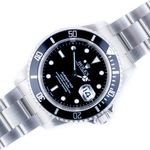 Rolex Submariner Date 16610 (1996) - Zwart wijzerplaat 40mm Staal (1/8)