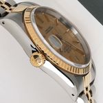 Rolex Datejust 36 16233 (1990) - Champagne dial 36 mm Gold/Steel case (7/7)