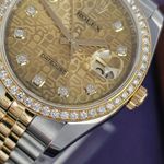 Rolex Datejust 36 116243 (2013) - Champagne dial 36 mm Gold/Steel case (3/4)