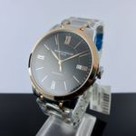 Baume & Mercier Classima M0A10293 (2024) - Zwart wijzerplaat 40mm Goud/Staal (3/8)