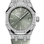 Audemars Piguet Royal Oak Selfwinding 15551BC.ZZ.D405CR.01 (2025) - Green dial 37 mm White Gold case (1/1)